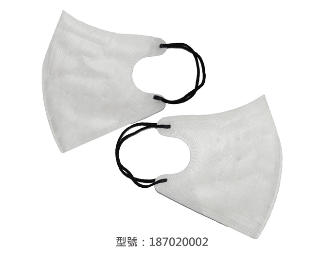 3D立體口罩-細繩/成人(白色)