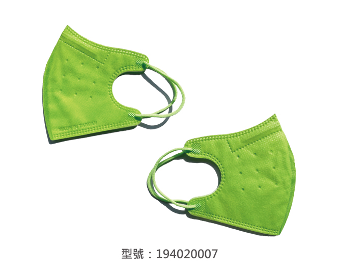 3D立體口罩-細繩/兒童(青綠色)